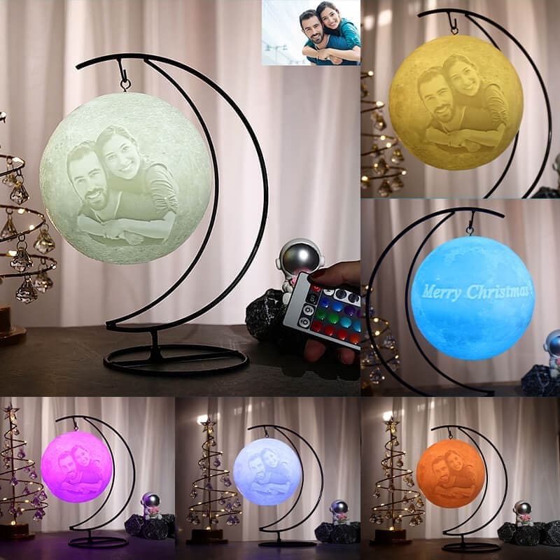 Gepersonaliseerde maanlamp cadeau